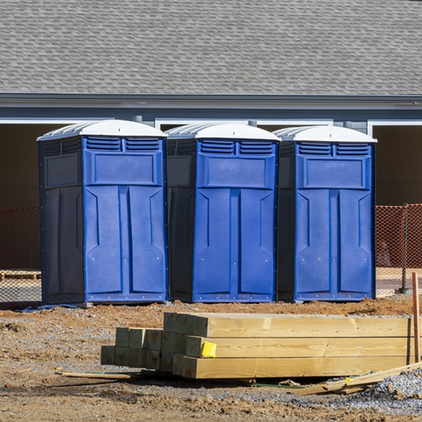 what is the expected delivery and pickup timeframe for the porta potties in Putnam IL